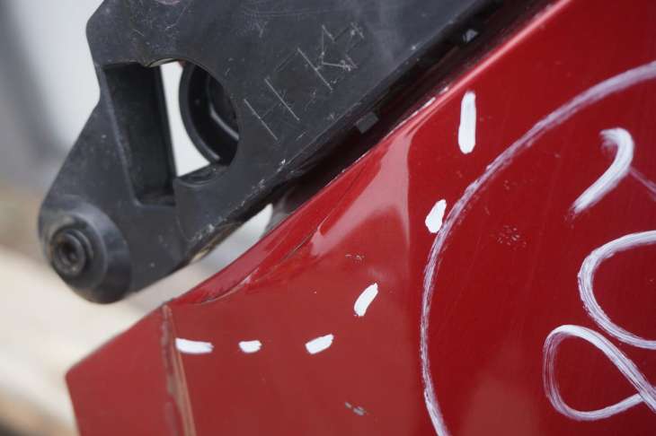 NISSAN JUKE F15 2013R KOLOR NAH LEWY PRZEDNI BLOTNIK F31011KKAA - Image 3