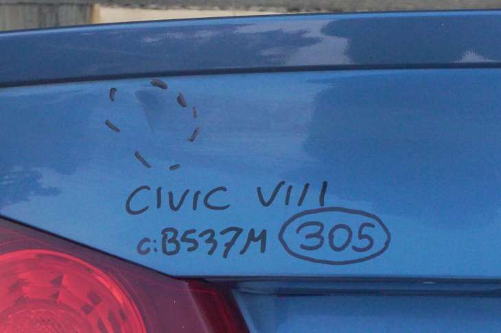 HONDA CIVIC VIII SEDAN KLAPA BAGAZNIKA 68500SNDG00ZZ kolor B537M 2006R - Image 2