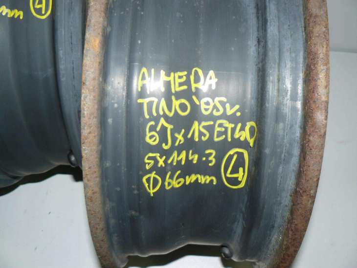 Nissan Almera Tino 2004r Felga 15x6jh2 Et45 - Image 6