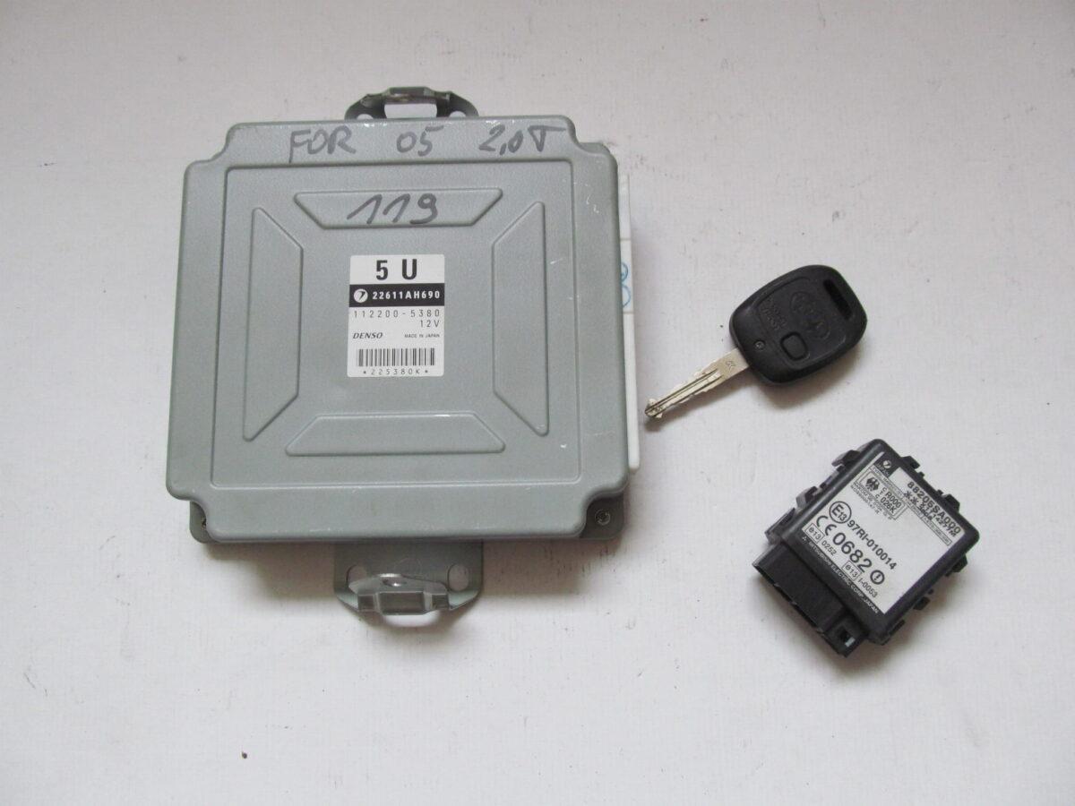Subaru Forester 2005r 2.0t Komputer Zestaw 22611ah690