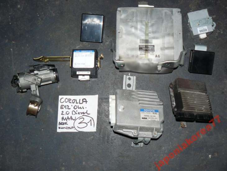 Toyota Corolla E12 2004 2.0d Komputer 89661-02a60