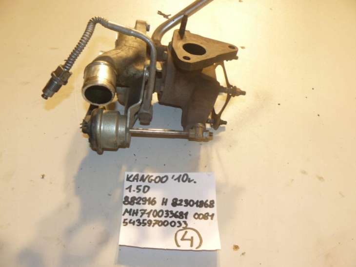 Renault Kangoo II 2010r Turbosprężarka 54359700033 MH710033681 - Image 2