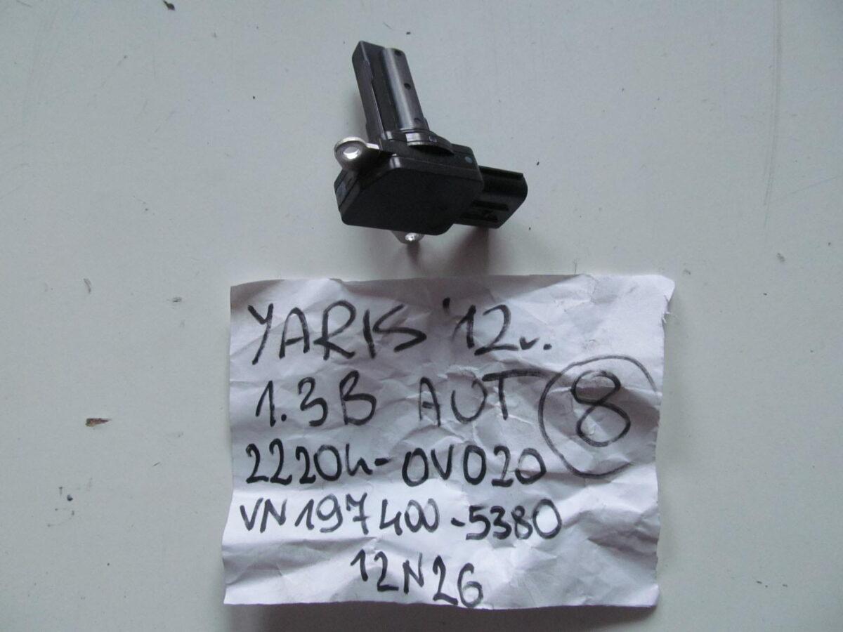 Toyota Yaris III 1.33 2012r Przepływomierz 22204-0v020