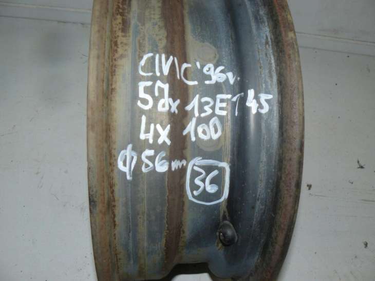 Honda CIVIc VI 1996r Felga 13x5j 4x100 Et45 - Image 2