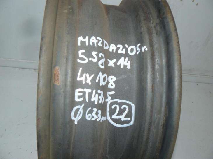 Mazda 2 2005r Felga 14x5.5j 4x108 Et47 - Image 2