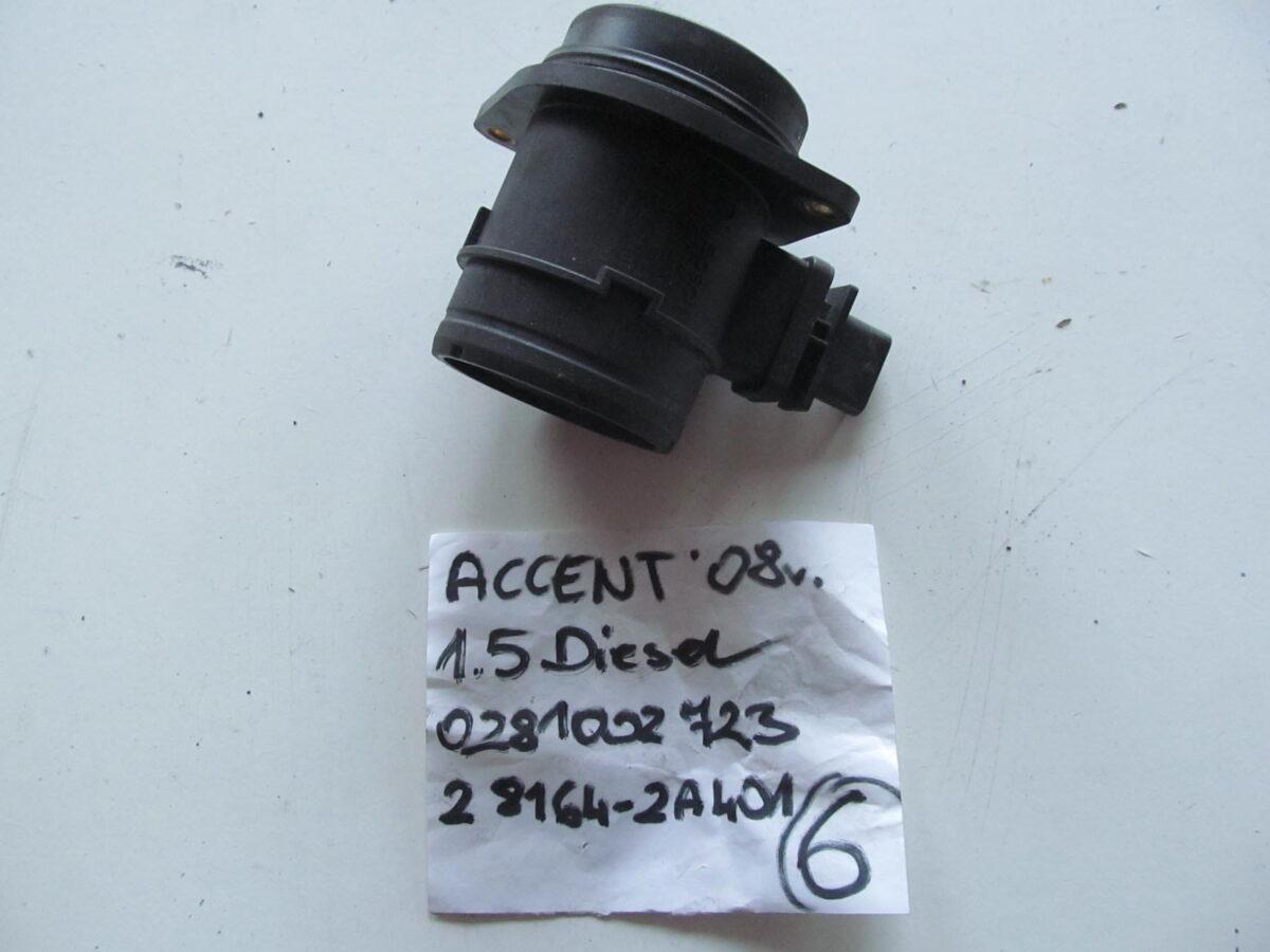 Hyundai Accent 1.5d 2008r Przepływomierz 28164-2a401