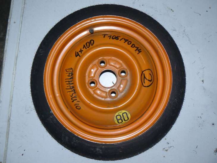 Daihatsu Sirion II Koło Dojazdowe T105/70r14 4x100