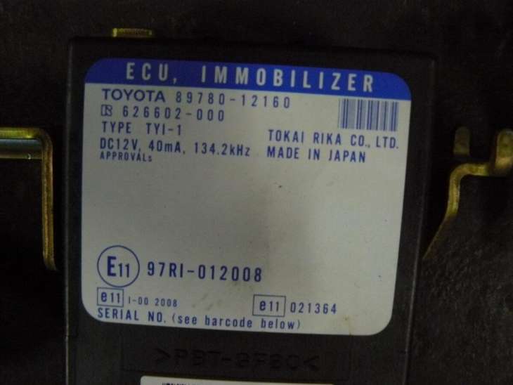 Toyota Corolla E12 2004 2.0d Komputer 89661-02a60 - Image 5
