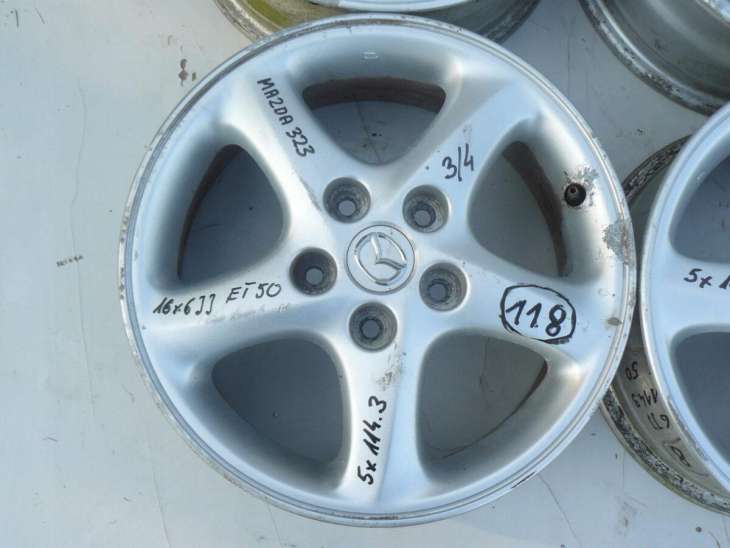 Mazda 323 626 Felgi 16 X 6jj Et50 5x114.3 - Image 4