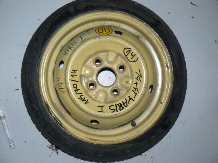 Toyota Yaris I Koło Dojazdowe 115/70r14 4x100