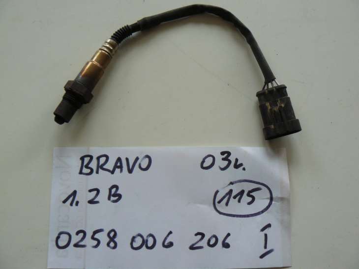 Fiat Bravo 1.2b Sonda Lambda 0258006206