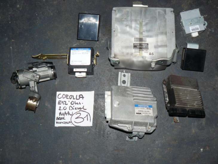 Toyota Corolla E12 2004 2.0d Komputer 89661-02a60 - Image 2