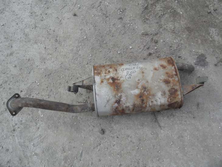 Toyota Corolla E12 2.0 Diesel Tłumik Końcowy