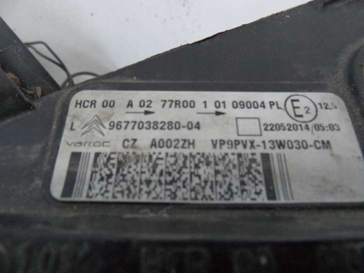 Citroen C3 II Lift Lampa Przednia Lewa 9677038280 - Image 5