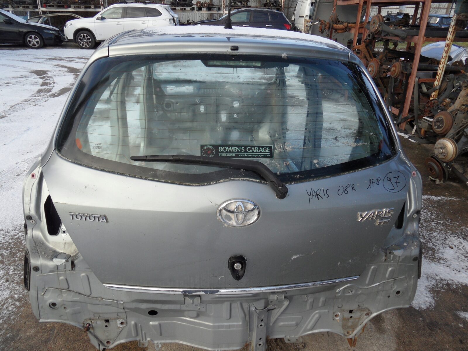 Toyota Yaris 2009r Klapa Bagażnika Szyba 1f8