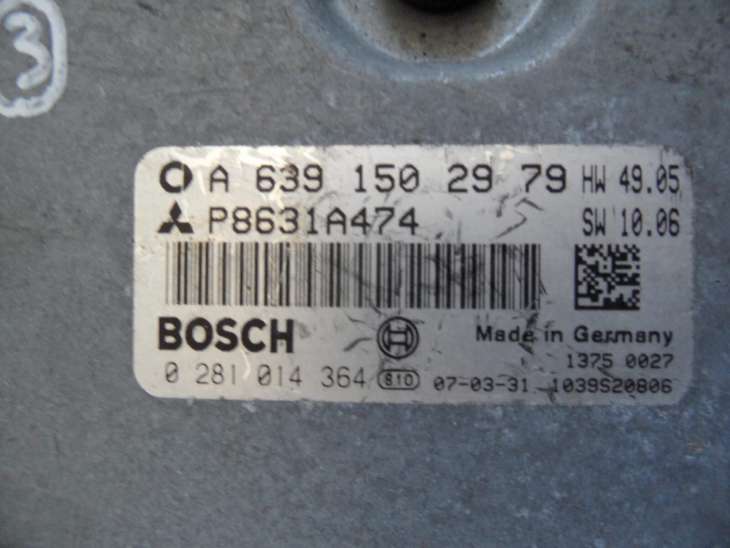 Mitsubishi Colt Cz 2007r 1.5td Komputer Silnika P8631a474 0 281 014 364 - Image 2