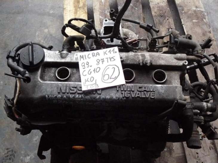 Nissan Micra K11 1999r Cg10 1.0b Silnik 87 Tys Mil