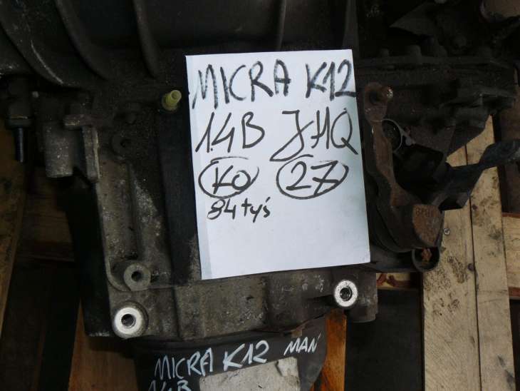 Nissan Micra K12 2004r 1.4b Cr14 Skrzynia Biegów Ce Jhq - obrazek 2