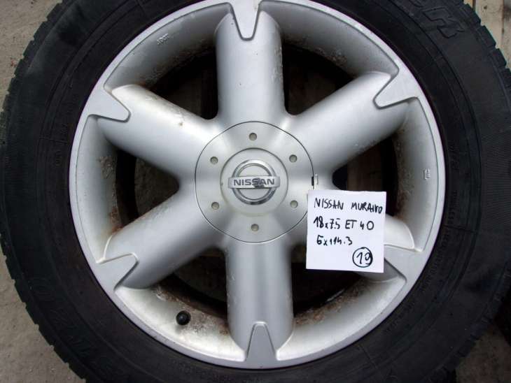 Nissan Murano Z50 2007r Felgi 18 5x114.3 225/65r18 - obrazek 2