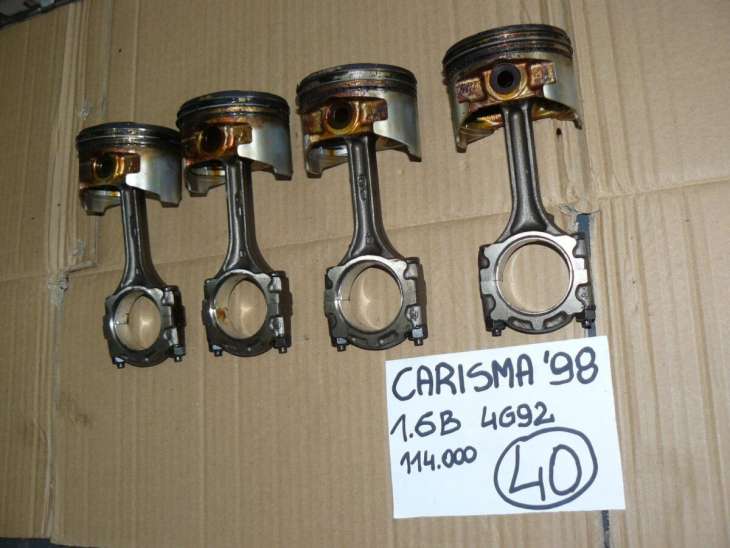 Mitsubishi Carisma 1998r 1.6b 4g92 Tłok Korbowód