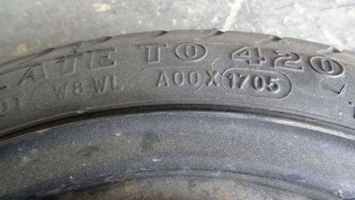 Toyota Yaris I 2005r Koło Dojazdowe T115/70d14 - Image 4