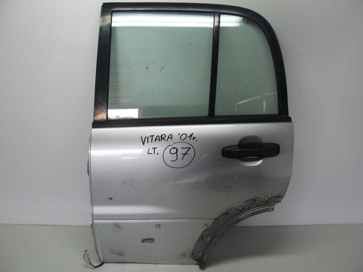 Suzuki Grand VItara I Drzwi Lewy Tylne szyba 2001rok