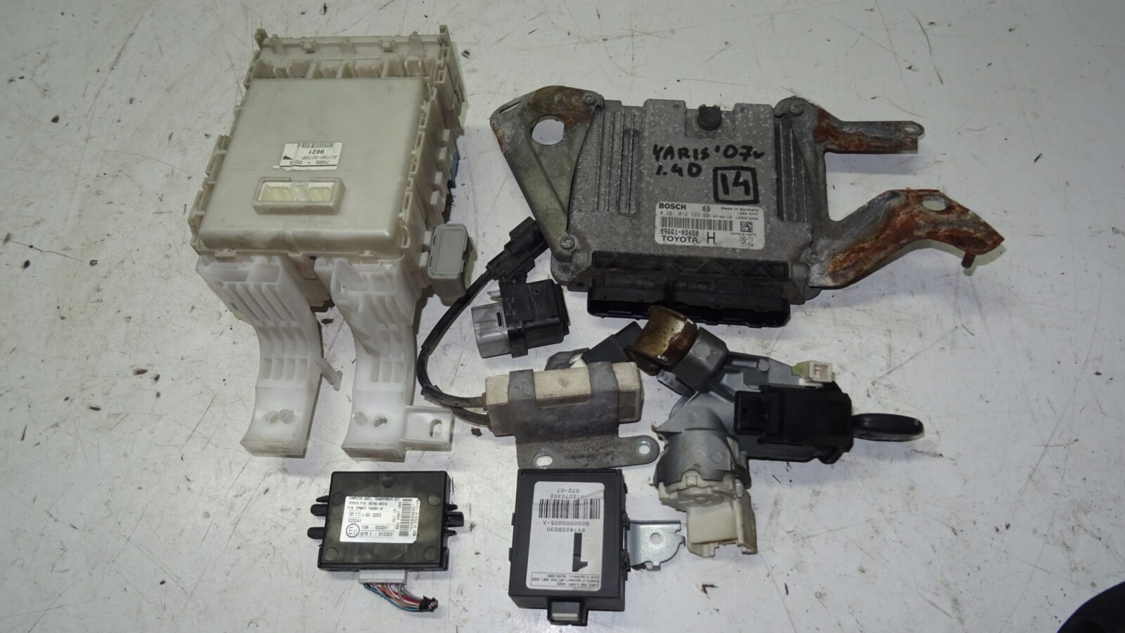 Toyota Yaris 07r 1,4d Sterownik Silnika Komputer 89661-0D450