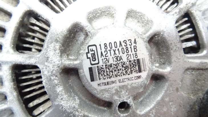 Mitsubishi Asx 1.8 Did Alternator 1800a334 A2tx1081b - Image 2
