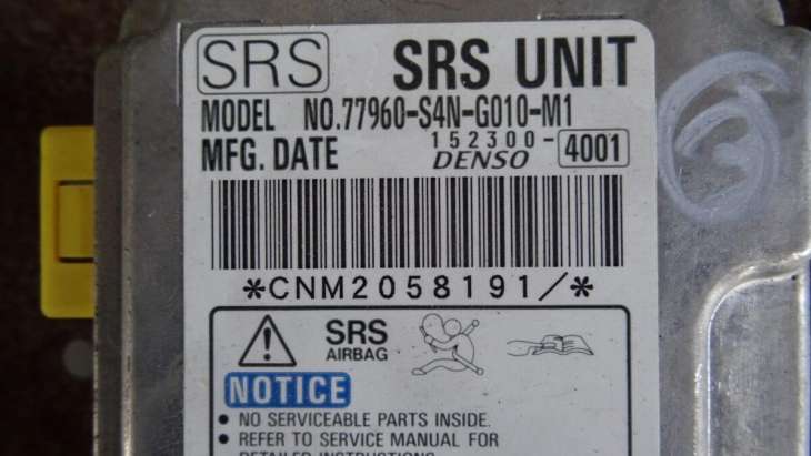 Honda Hr-V 2001r Poduszki Airbag 77960-S4n-G010-M1 - Image 2