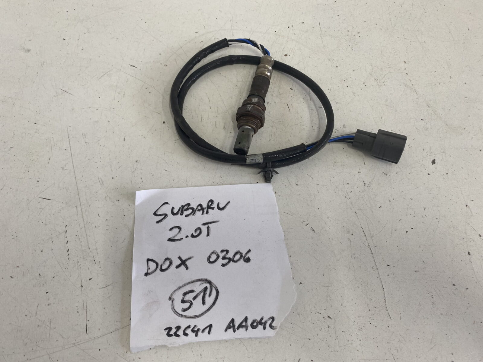 Subaru Sonda Lambda Dox0306 H-E610 22641aa042 Nr.51