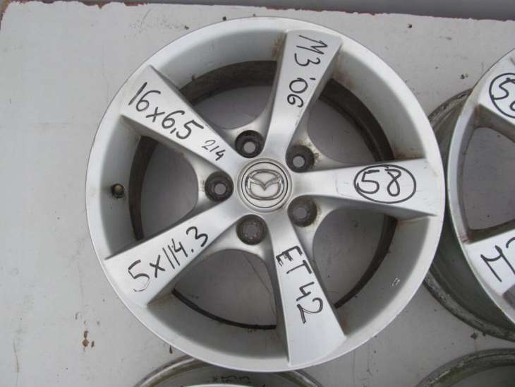 Mazda 3 2006r Felgi 16 X 6.5jj 5x114.3 Et42 - Image 4