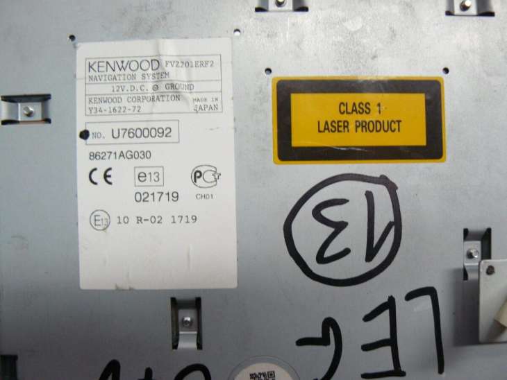 Subaru Legacy IV 2007 Czytnik Nawigacji 86271ag030 - Image 2