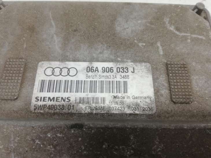 Audi A3 8l 2000r 1.6b Lift Komputer Silnika 06a906033j - obrazek 2