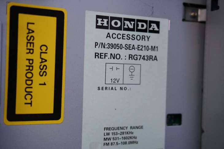 Honda Accord VII Radio 39050-Sea-E210-M1 Nr.142 - Image 4