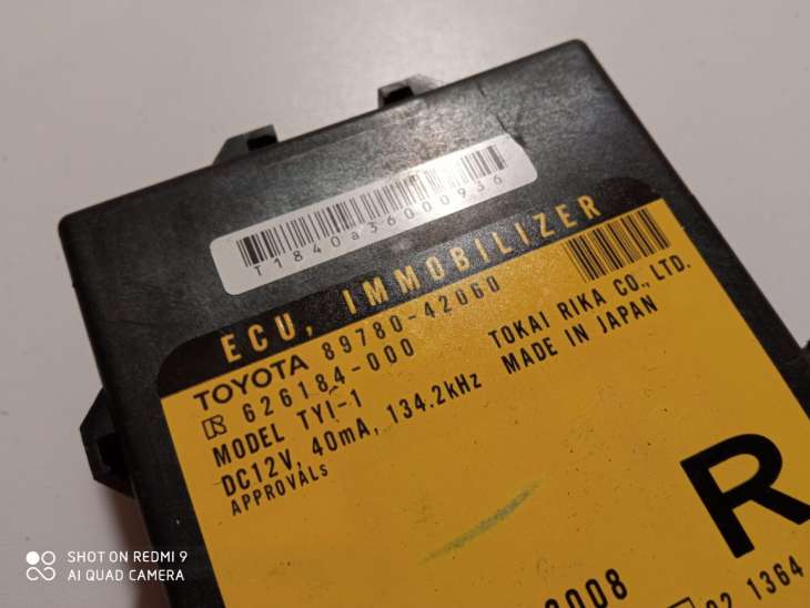 Toyota Rav-4 II Moduł Immobilizer 89780-42060 - Image 2