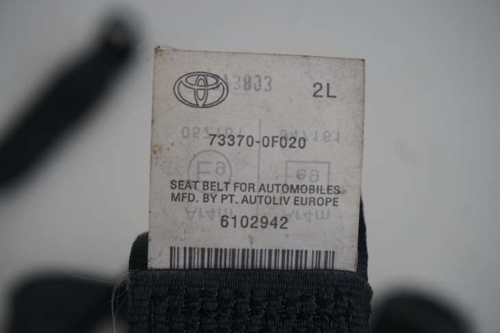 TOYOTA VERSO 2009-2013R TYLNE PASY PRAWY LEWY DRUGI RZĄD 73370-0F020 , 73360-0F020 - Image 5