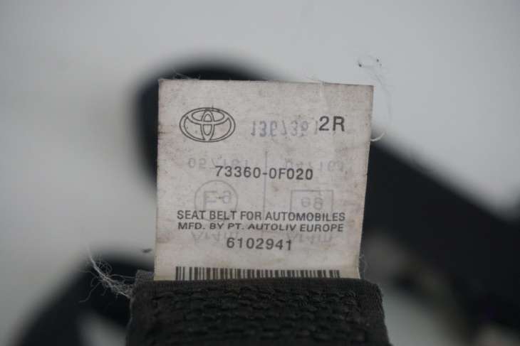 TOYOTA VERSO 2009-2013R TYLNE PASY PRAWY LEWY DRUGI RZĄD 73370-0F020 , 73360-0F020 - Image 6