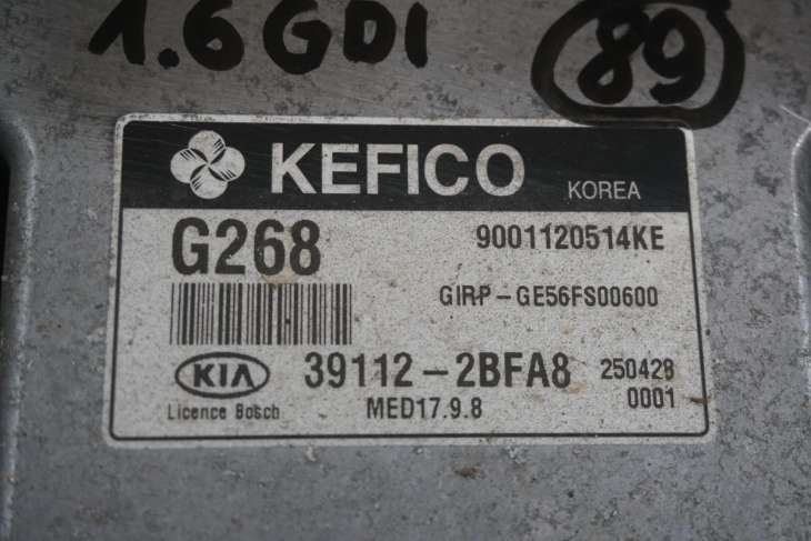 KIA CARENS IV 2013-2016r 1.6GDI STEROWNIK KOMPUTER SILNIKA 39112-2BFA8 ; 9001120514KE - Image 3