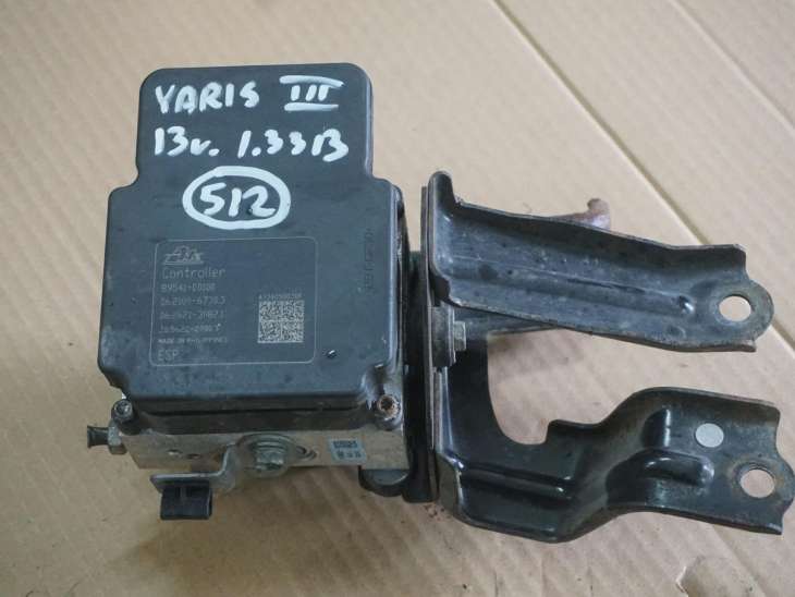 TOYOTA YARIS III 2011-2020R 1.33B POMPA ABS STEROWNIK 44540-0D020 , 89541-0D100