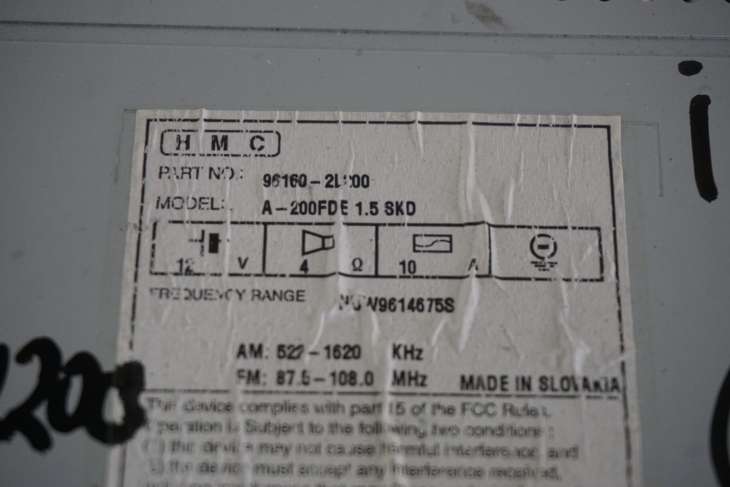 KIA CEED i RADIOODWARZACZ CD 96160-2L200 - obrazek 5