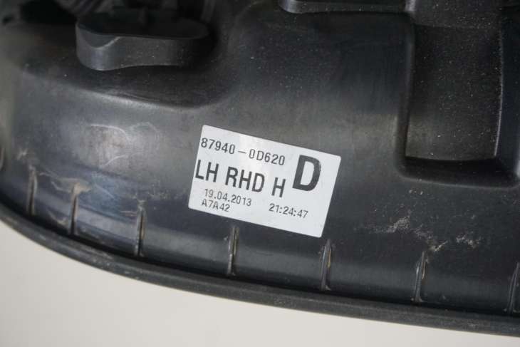 TOYOTA YARIS III LUSTERKO LEWE 87940-0D620 - Image 3