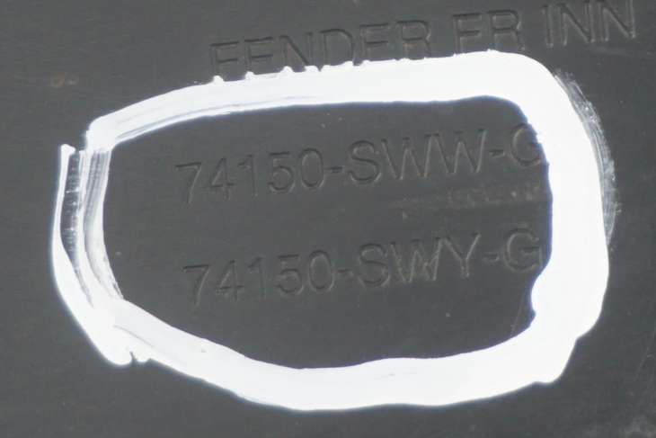 HONDA CR-V III NADKOLE PRZEDNIE LEWE 74150-SWY-G - obrazek 6