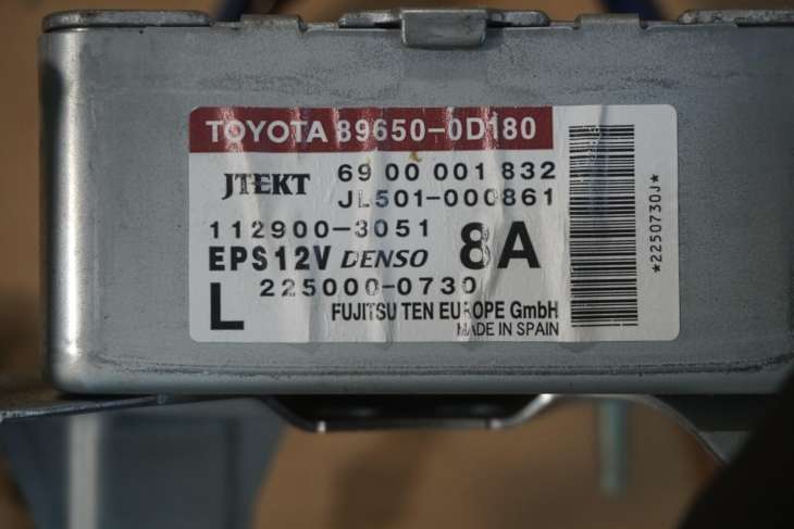TOYOTA YARIS II KOLUMNA KIEROWNICZA 45200-0D103 89650-0D180 - obrazek 5