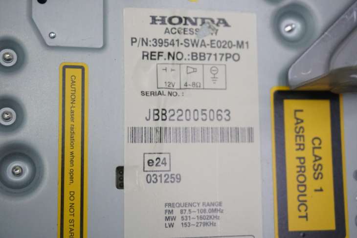 HONDA CR-V III NAWIGACJA GPS 39541-SWA-E010-M1 NR.38 - obrazek 6