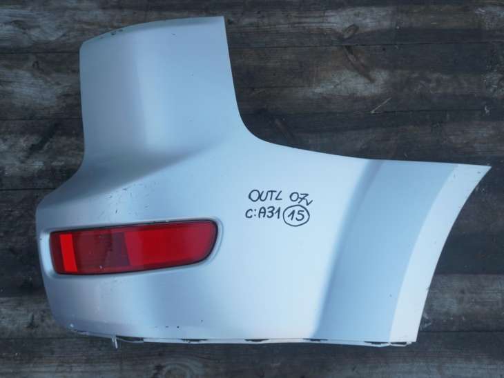 MITSUBISHI OUTLANDER II ZDERZAK TYLNY PRAWY 6410A218 LAMPA PRZECIWMGIELNA A31