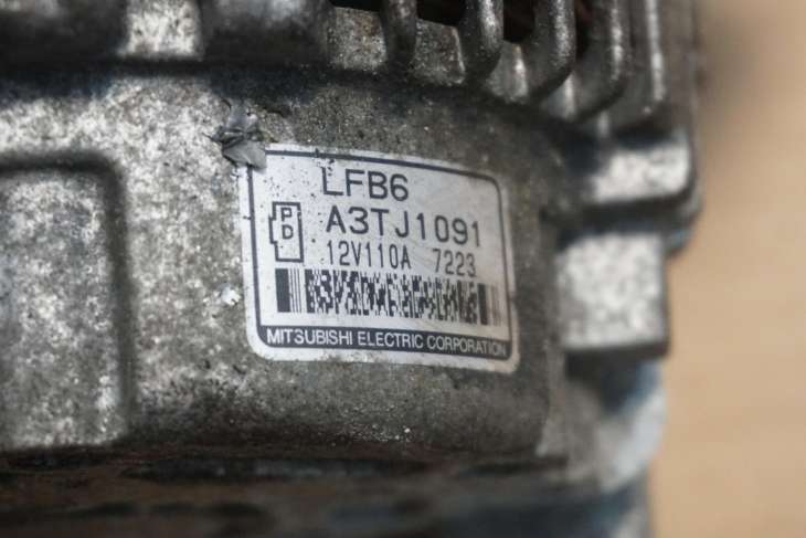 MAZDA 3 I BK ALTERNATOR LFB6 A3TJ1091 2.0BENZYNA - obrazek 3