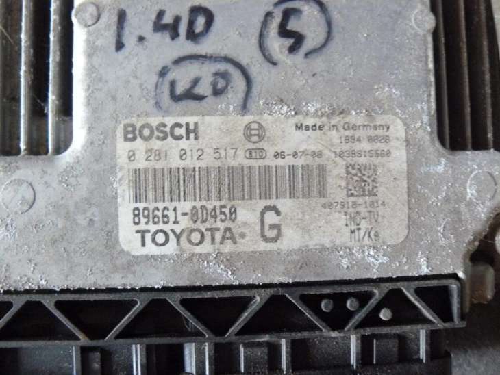 Toyota Yaris II 2006 1.4 D4d Komputer 89661-0d450 - Image 2