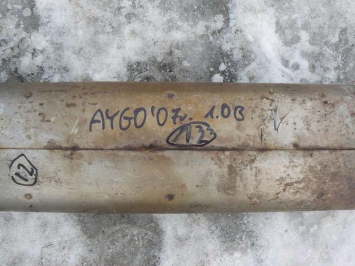 Toyota Aygo 2007r 1.0 Tłumik Rura Wydech - Image 2