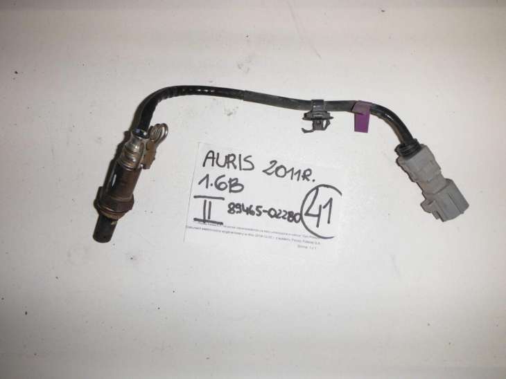 Toyota Auris 2011r 1.6b Sonda 89465-02280