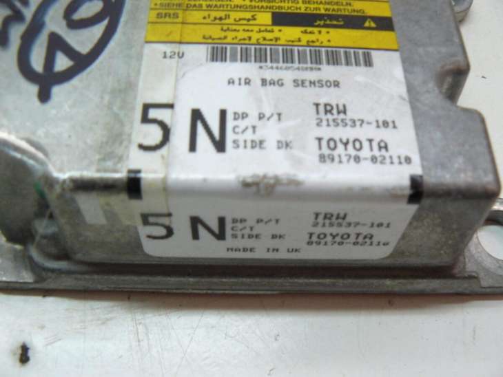 Toyota Auris 07r Moduł Air Bag 89170-02110 - Image 2